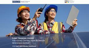 Training Course for Young Central Asian Women in Renewable Energy