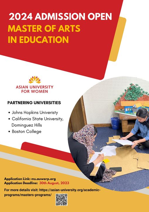 Fully funded Master’s program at the Asian University for Women