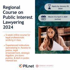 Regional Course on Public Interest Lawyering 2024