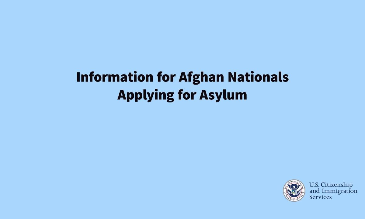 USCIS: Information for Afghan Nationals