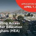 Supporting Access to Higher Education for Afghans (HEA)