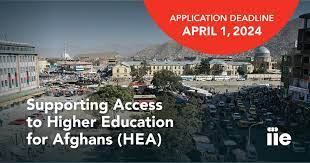 Supporting Access to Higher Education for Afghans (HEA)
